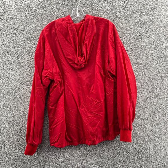 Vintage Champion Hooded Nebraska Cornhuskers Jacket Mens Large Red - Picture 4 of 8